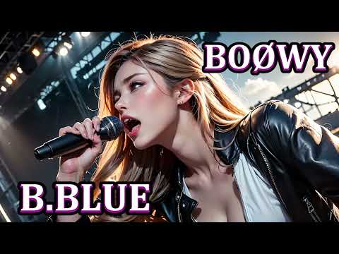 BOØWY B BLUE AIメタル女子がカバーした AIcover J Rock