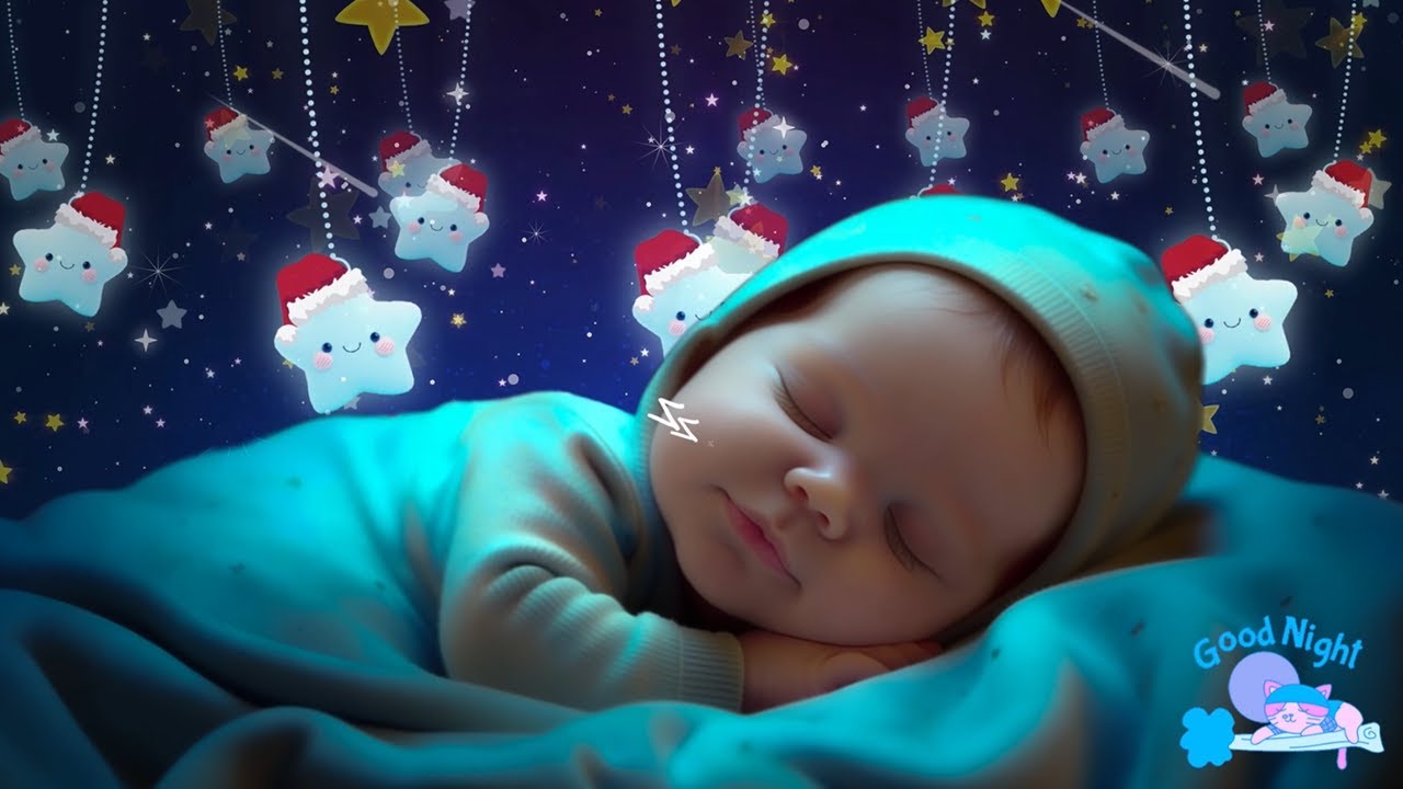 Baby Sleep Music🎵3 Minutes to Baby Sleep🌙Calm Night Energy💕Mozart & Brahms Lullabies