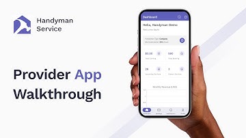 See How The Provider App Can Make Things Easier For You | Handyman | Iqonic Design