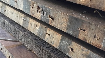 Reclaimed Wood Trestle Table Build, Part 1