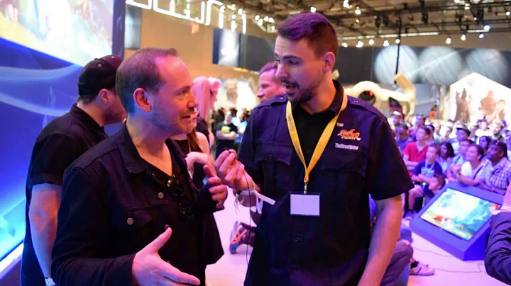 Street Fighter V with Chvrches at Gamescom 2015 - ...
