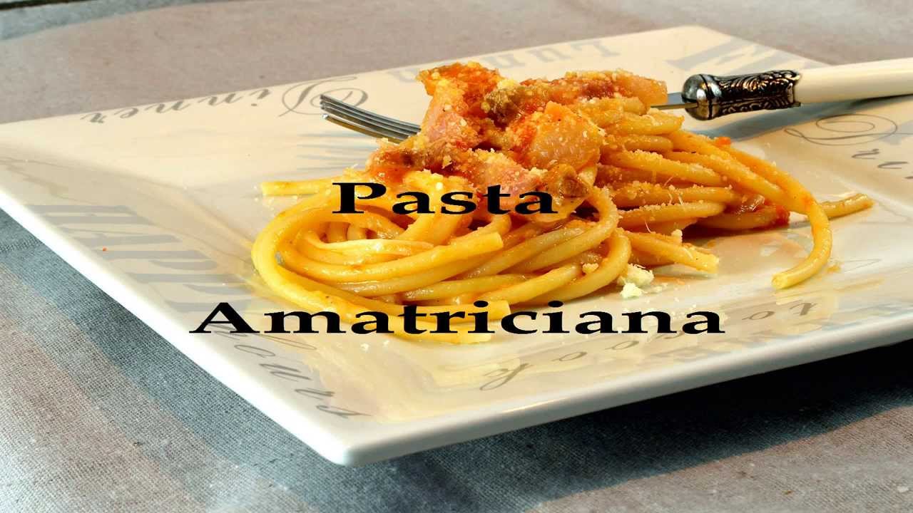 Pasta Amatriciana YouTube