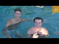 The Dream LA Boys swim and have fun at The Influenster Pool party