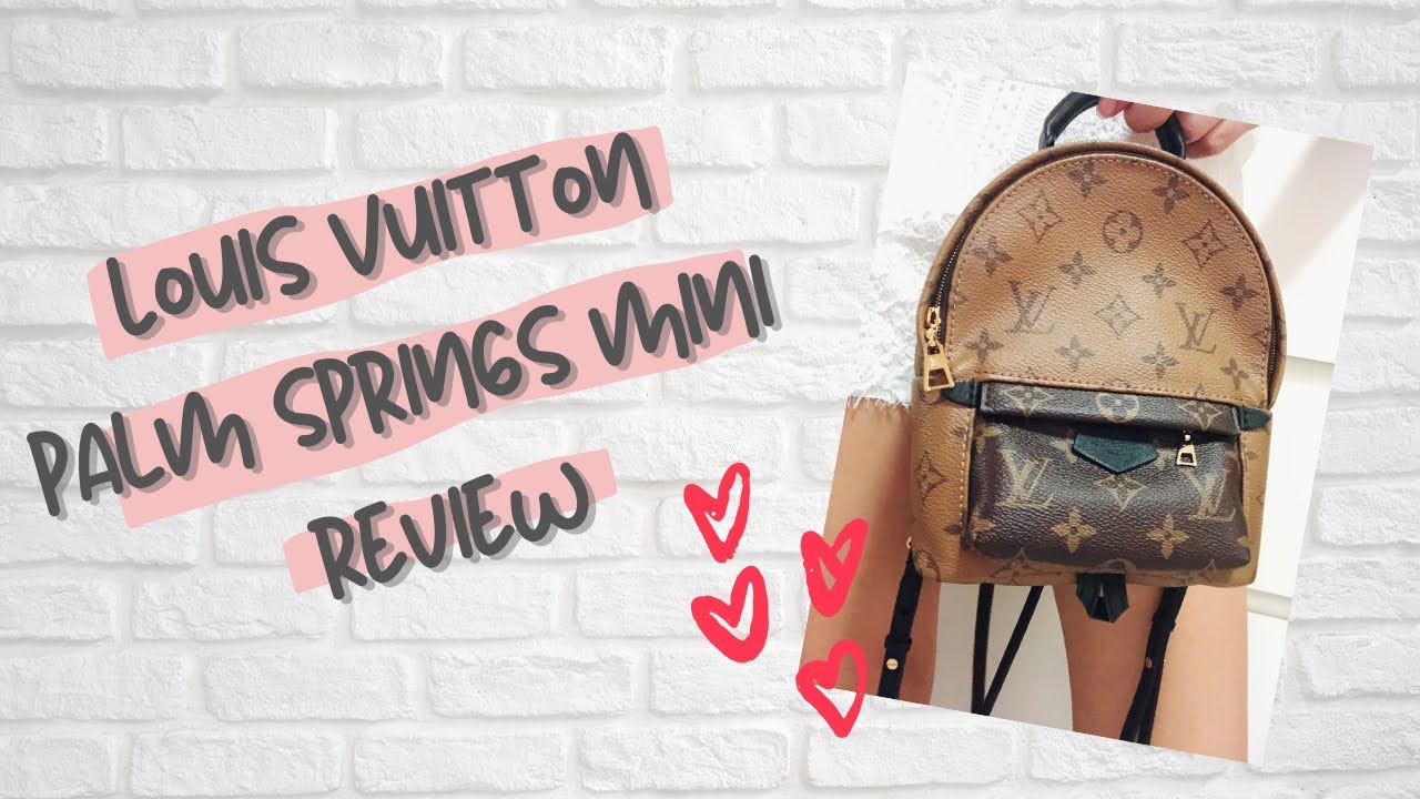 LOUIS VUITTON, REVIEW FRIDAY, What Fits Inside, Palm Springs Mini, Reverse Monogram
