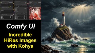 ComfyUI 27 Incredible HiRes with Kohya Deep Shrink (free workflows), Stable Diffusion