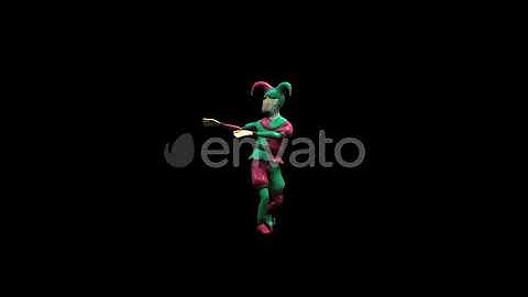 Jester Toy Dancing | Motion Graphics - Envato elements