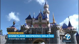 Disneyland resort announced on wednesday that it will delay the
reopening of theme parks and hotel. there was no new date given. more:
https://abc7.com/d...