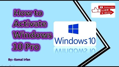 How To Activate Windows 10 Pro Without Any Software In 2022 || Window Activation Solution
