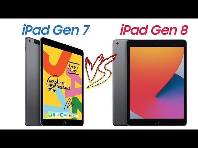 So sánh iPad Gen 8 và iPad Gen 7