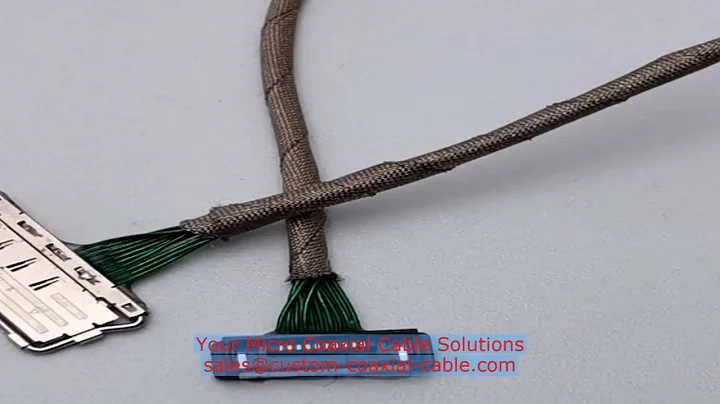 ipex micro coax Switzerland manufacturer IPEX 20455-A20E-76 micro-coax X‑ray inspection Cable Harnes