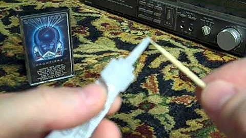 how to:  cassette repair - felt pad replacement