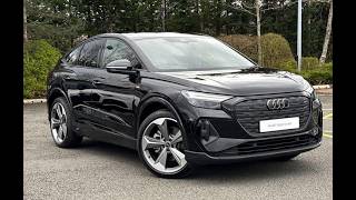 Approved Used Audi Q4 E-tron Sportback Black Edition quattro 210,00 kW | Stoke Audi | DN26 ZFJ
