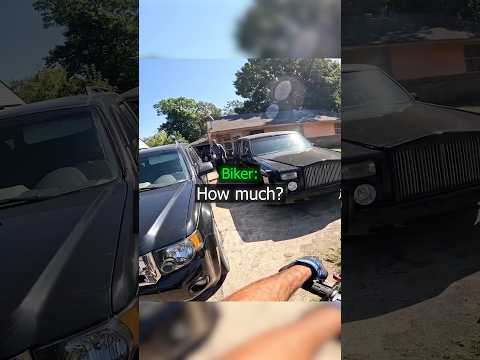 Biker Buys Rolls Royce !😱