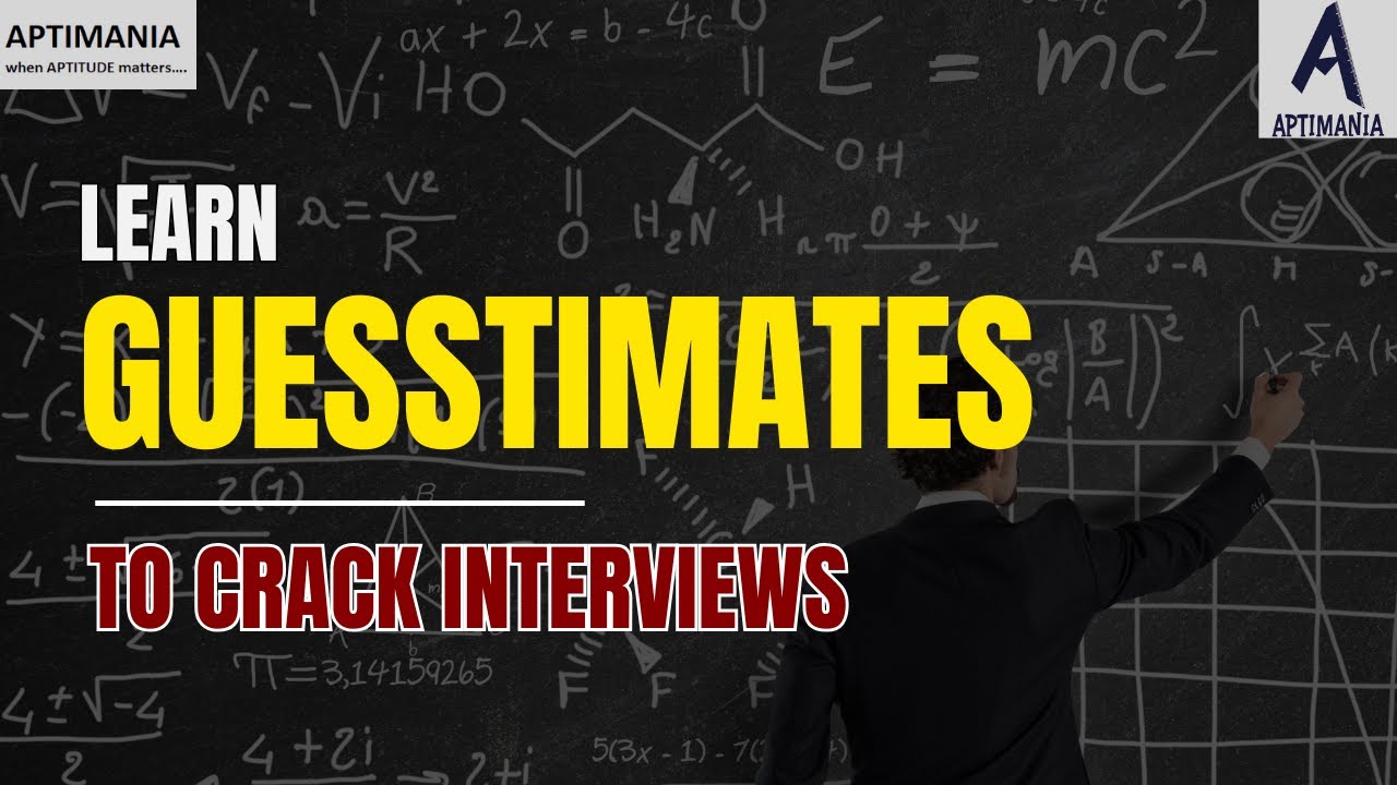 How to Solve Guesstimates | Guesstimate Preparation | Guesstimate ...