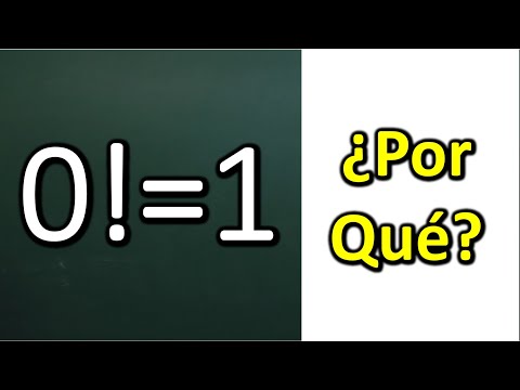 Video: ¿Por qué cero factorial es uno?