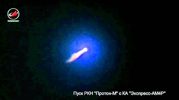 Russian Proton Rocket Fails (and a ufo too)