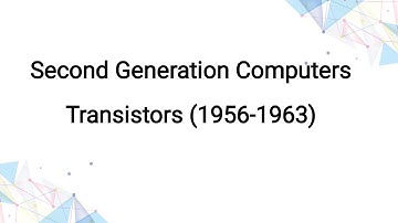Second Generation of Computers | BCS-011 BLOCK-1 UNIT-1 | First Topic for IGNOU BCA course