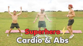 Superpowered Cardio and Abs Routine! (No Equipment Needed!)