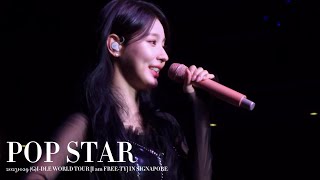 231029 (G)I-DLE (여자)아이들 - POP STAR WORLD TOUR IN SINGAPORE 新加坡 4K 미연 MIYEON FANCAM