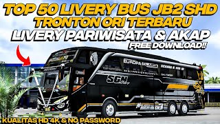Top 50 Livery Bus Jb2 Shd Tronton Ori Terbaru No Pword Livery Dari Berbagai Po Bus Bussid