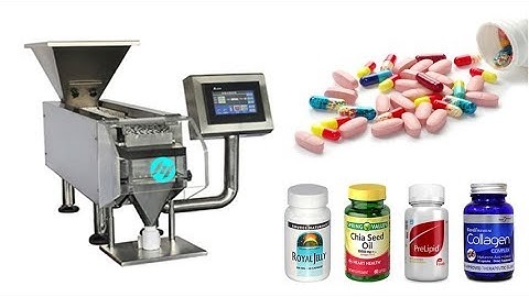 8 Channel Desktop Semi Automatic Electronic Tablet Counting Filling Machine