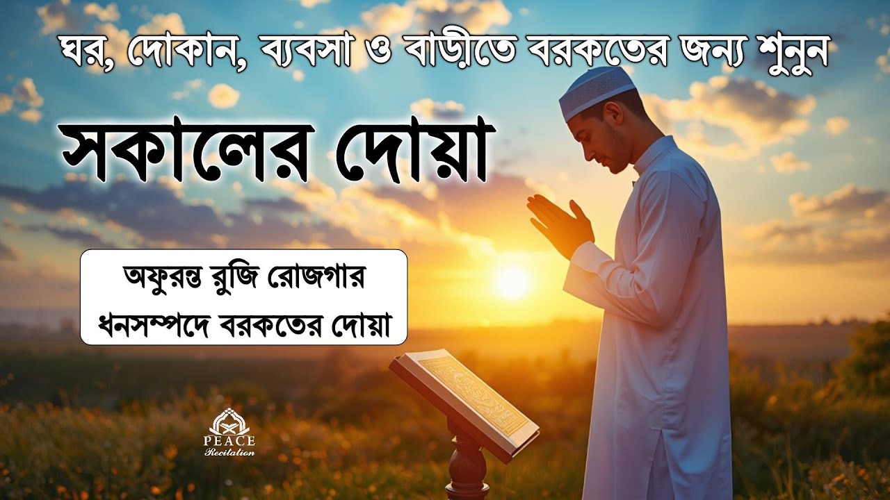 সকালটা শুরু হোক হৃদয় শীতল করা বরকতময় আয়াত দিয়ে | সকালের দোয়া ও জিকির | Morning Dua | Alaa Aqel