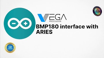 BMP180 Sensor Demo using VEGA ARIES Board #atmanirbharbharat #riscv #arduino