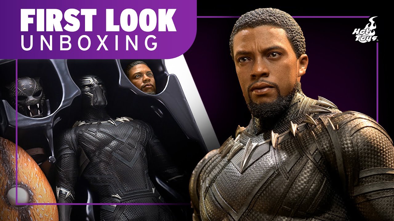 Hot Toys Black Panther Original Suit Figure Unboxing | First Look