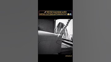 ⚙️ CNC MACHINE METAL CUTTING PROCESS 🔥 | INDUSTRIAL AUTOMATION | #engineering #cnc #technology