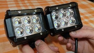 Мощные светодиодные LED фары с Алиэкспресс