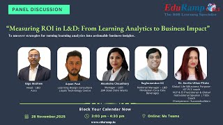 Measuring ROI in L&D : From Learning Analytics to Business Impact