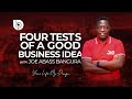 Four Tests of a Good Business Idea