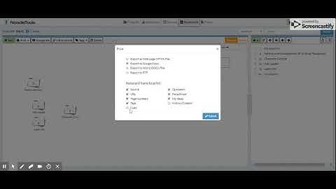 NoodleTools - Exporting Your Outline Notecards