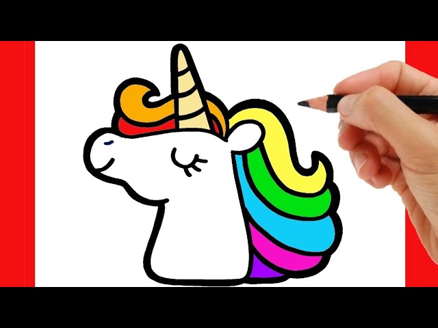 HOW TO DRAW UNICORN FOFO BEAUTIFUL AND EASY - Drawing to Draw 