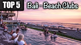 Top 5 Beach Clubs in Bali - Seminyak to Canggu | Beachfront Swimming Pool Party Wet Bars