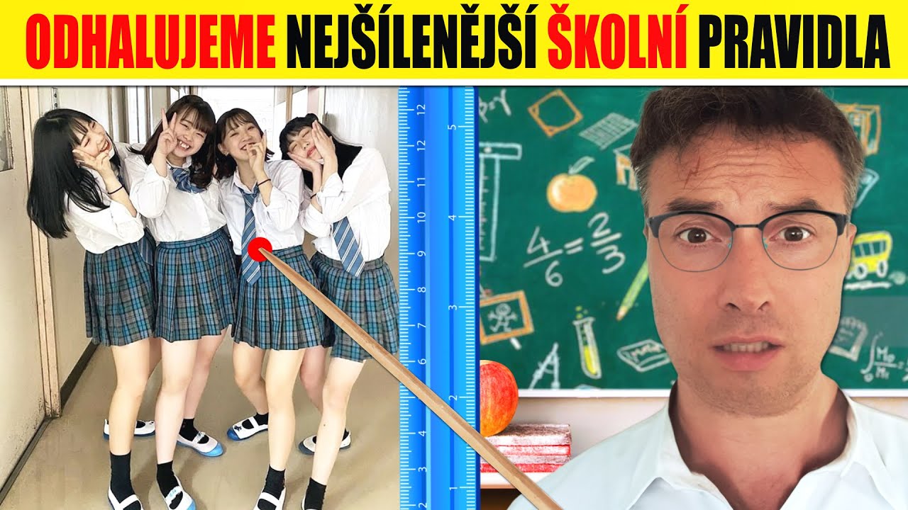 Odhalujeme nejšílenější ŠKOLNÍ PRAVIDLA! Potřebujeme REVOLUCI ve školství?