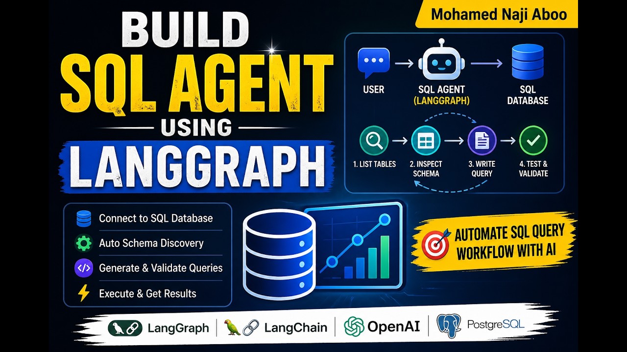 Build a SQL Agent with LangChain + LangGraph | Connect PostgreSQL ...