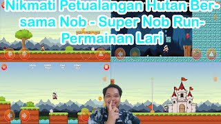 Nikmati Petualangan Hutan Bersama Nob - Super Nob Run: Permainan Lari screenshot 3