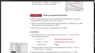 Homework #24 on Exponential Models Part 2