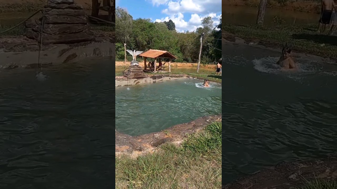 PESCANDO E REFRESCANDO, O CORPO. #roça #agua #peixes #piscinas #nature #water #vidanaroça #viral#1k