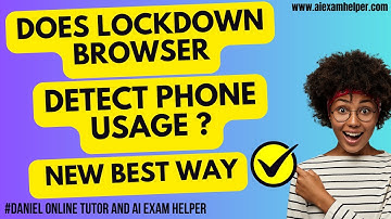 Does Respondus Detect Mobile Phone Usage