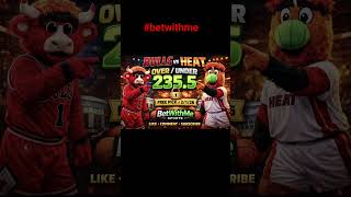 Free Pick 🔒..  Bulls vs Heat 235.5 over/under see what were taking..