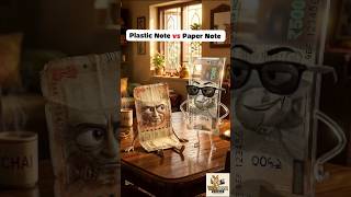 💸 Plastic Note vs Paper Note 😱 | कौन ज़्यादा टिकाऊ है? 🤯 #shorts