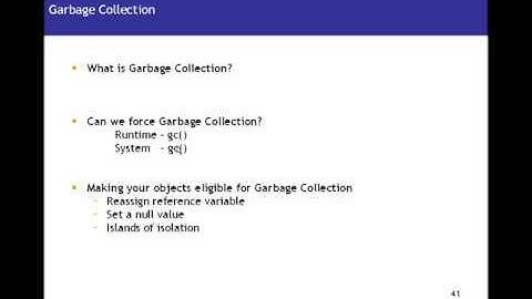 Java Tutorial 10   Java Garbage Collection