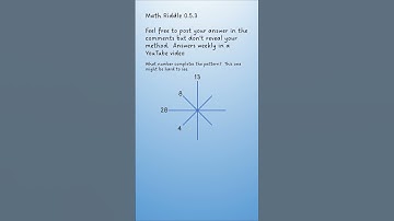 Math Riddle 0.5.3 #mathriddles #mathteasers #mathpuzzle #mathpuzzles #iqtest  #shorts