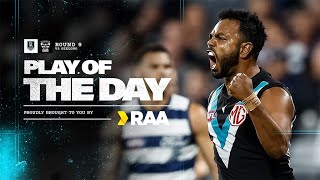 RAA Play of the Day R9: Dixon and Rioli combine for gutsy goal