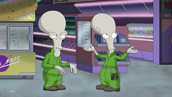American Dad: Roger meets his uncle Rizbo.