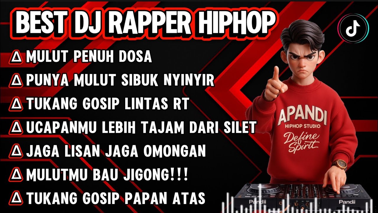 BEST DJ RAPPER HIPHOP || MULUT PENUH DOSA || MULUT BAU JIGONG!!! || SINDIRAN TERBARU #djhiphop #rap 