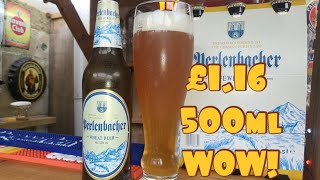 LIDL Weissbier... Perlenbacher Hefeweissbier 5.5% ABV £1.16 500ML bottle #deal