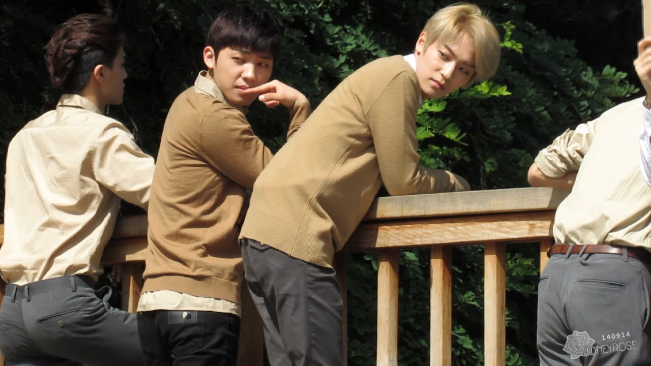 140914 틴탑 쉽지않아 인기가요 첫방 팬미팅 엘조 직캠